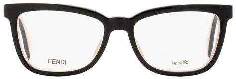 Fendi Unisex Eyeglasses FF0122 MG1 Black/Pink 51mm